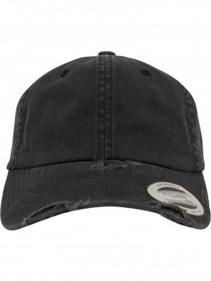Шапка с козирка Low Profile Destroyed Cap black one size