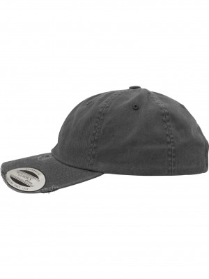 Шапка с козирка Low Profile Destroyed Cap darkgrey one size