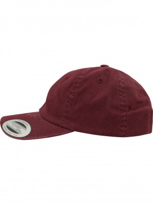 Шапка с козирка Low Profile Destroyed Cap maroon one size