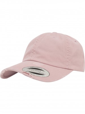 Шапка с козирка Low Profile Destroyed Cap pink one size