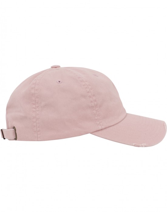 Шапка с козирка Low Profile Destroyed Cap pink one size