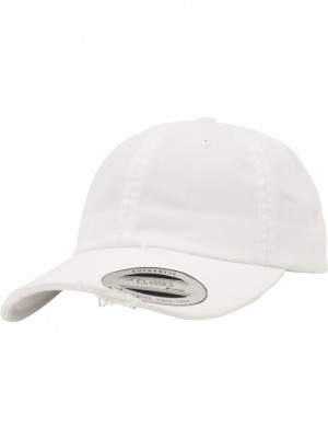 Шапка с козирка Low Profile Destroyed Cap white one size