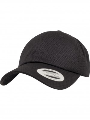 Шапка с козирка Honeycomb Dad Cap black one size