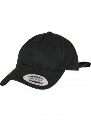 Шапка с козирка Satin Bow Dad Cap black one size