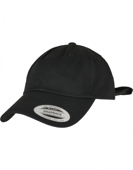 Шапка с козирка Satin Bow Dad Cap black one size