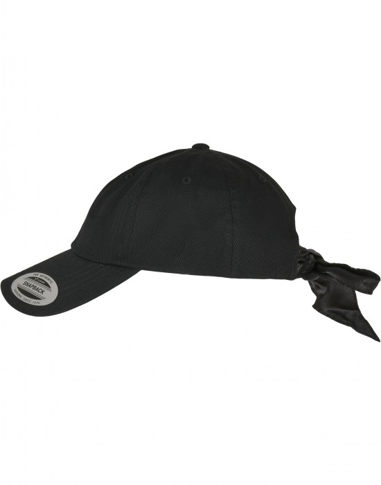 Шапка с козирка Satin Bow Dad Cap black one size