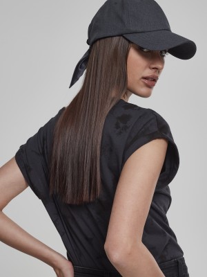 Шапка с козирка Satin Bow Dad Cap darkgrey one size