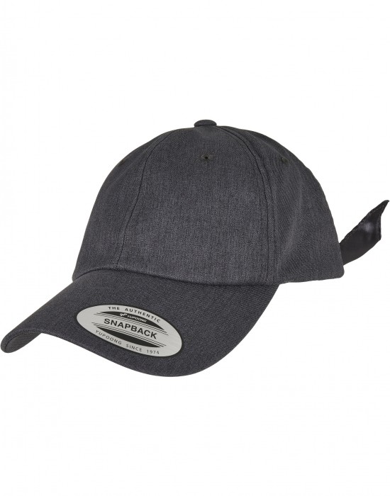 Шапка с козирка Satin Bow Dad Cap darkgrey one size
