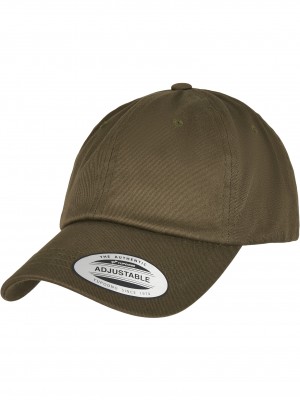 Шапка с козирка Low Profile Organic Cotton Cap burnt olive one size
