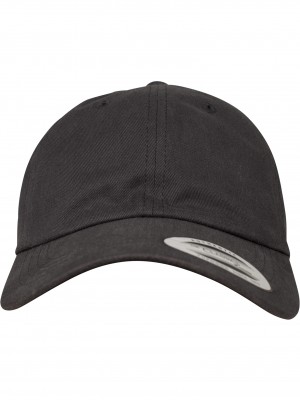 Шапка с козирка Peached Cotton Twill Dad Cap black one size