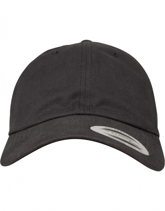 Шапка с козирка Peached Cotton Twill Dad Cap black one size