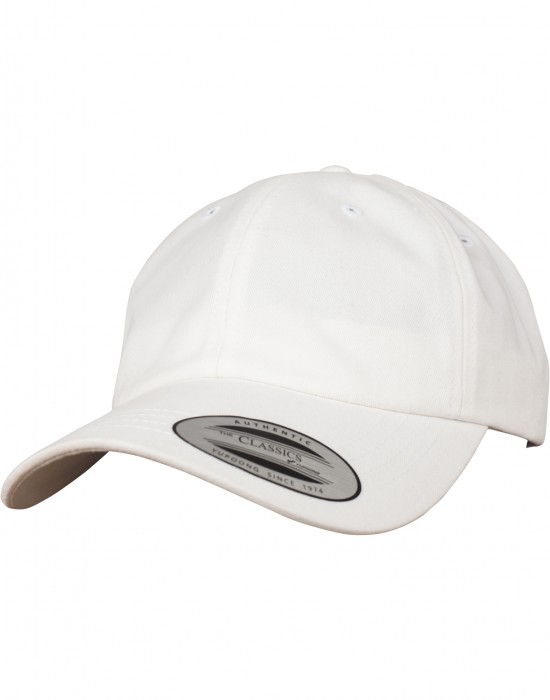 Шапка с козирка Peached Cotton Twill Dad Cap white one size