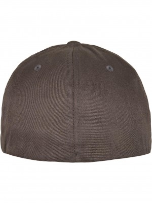 Шапка с козирка Flexfit Organic Cotton Cap darkgrey S/M