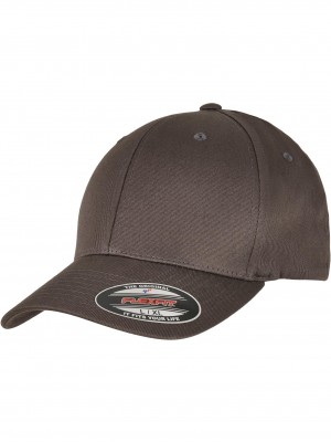 Шапка с козирка Flexfit Organic Cotton Cap darkgrey S/M