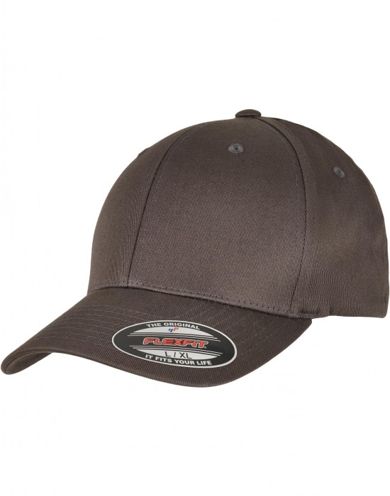 Шапка с козирка Flexfit Organic Cotton Cap darkgrey S/M
