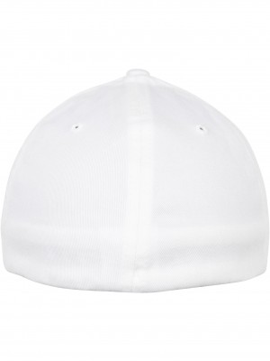 Шапка с козирка Flexfit Organic Cotton Cap white S/M