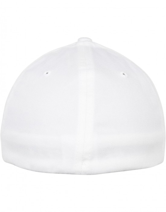 Шапка с козирка Flexfit Organic Cotton Cap white S/M