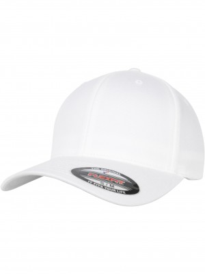 Шапка с козирка Flexfit Organic Cotton Cap white S/M