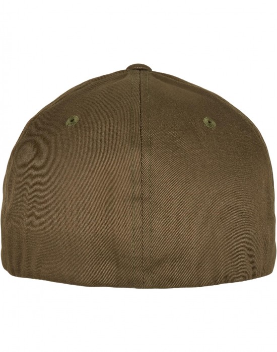 Шапка с козирка Flexfit Organic Cotton Cap burnt olive S/M