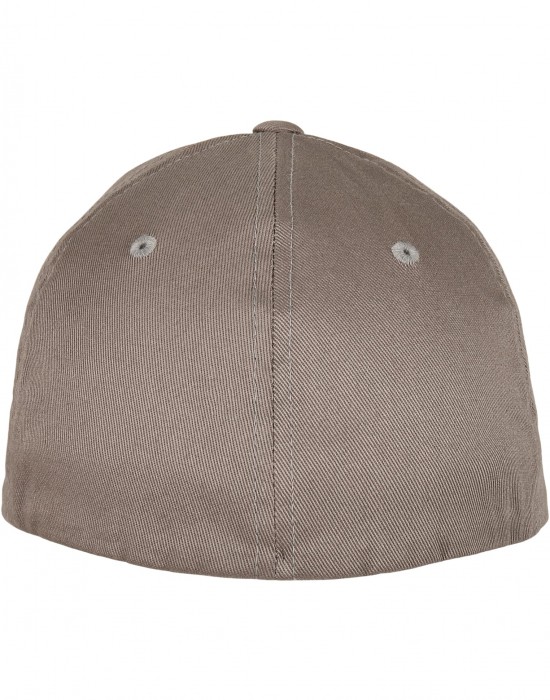 Шапка с козирка Flexfit Organic Cotton Cap pale grey S/M