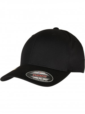 Шапка с козирка Flexfit Recycled Polyester Cap black S/M