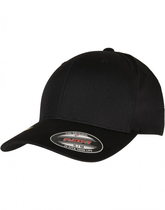 Шапка с козирка Flexfit Recycled Polyester Cap black S/M