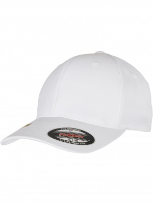 Шапка с козирка Flexfit Recycled Polyester Cap white S/M