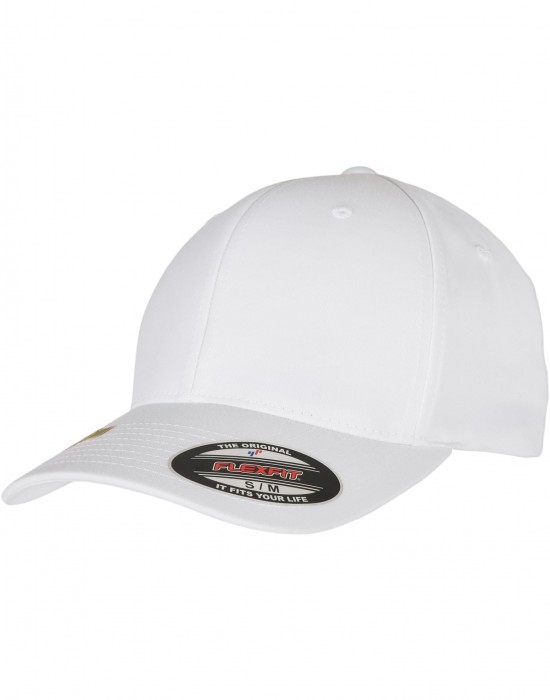 Шапка с козирка Flexfit Recycled Polyester Cap white S/M