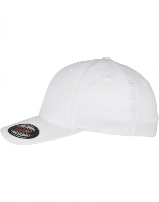 Шапка с козирка Flexfit Recycled Polyester Cap white S/M