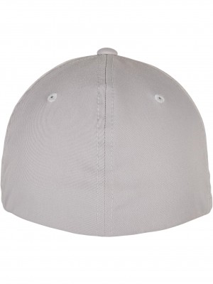 Шапка с козирка Flexfit Recycled Polyester Cap silver S/M