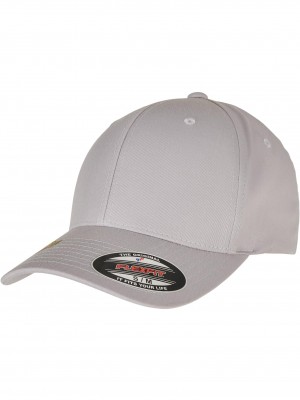 Шапка с козирка Flexfit Recycled Polyester Cap silver S/M