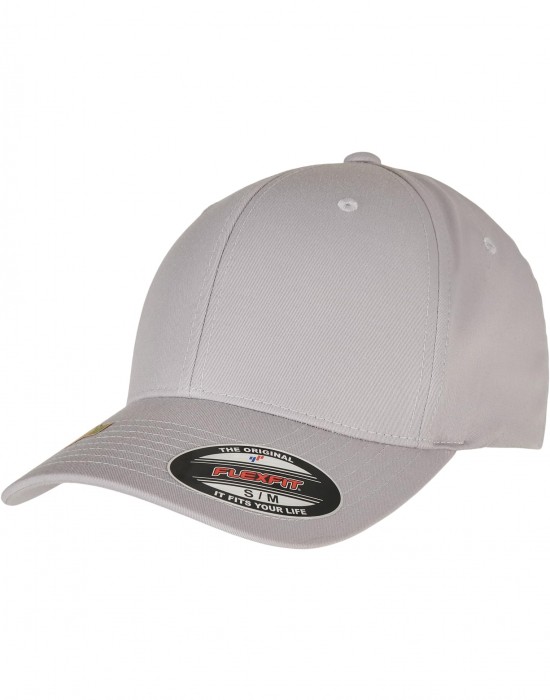Шапка с козирка Flexfit Recycled Polyester Cap silver S/M