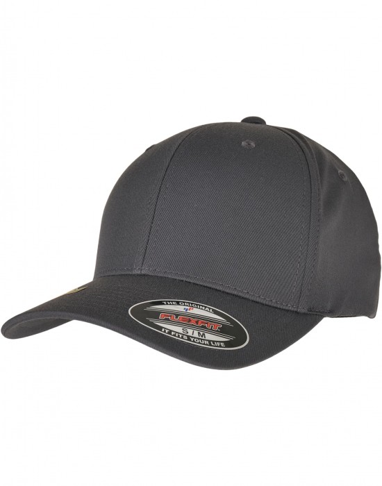 Шапка с козирка Flexfit Recycled Polyester Cap light charcoal S/M