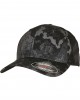 Шапка с козирка Flexfit? Veil Camo? Cap poseidon black S/M