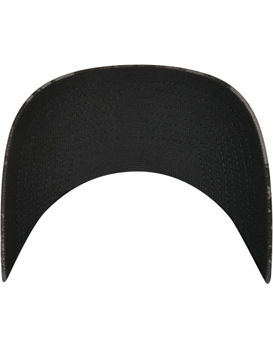 Шапка с козирка Flexfit? Veil Camo? Cap poseidon black S/M