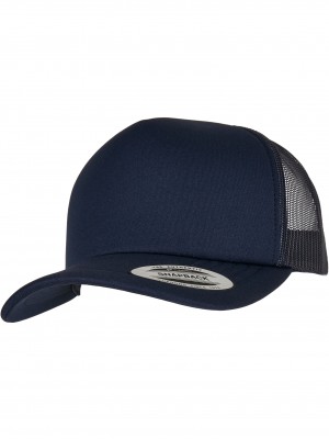 Шапка с козирка YP Classics? Classic Curved Visor Foam Trucker Cap navy one size