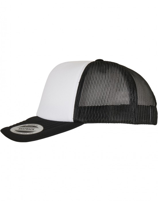 Шапка с козирка YP Classics? Curved Foam Trucker Cap ? White Front black/white/black one size