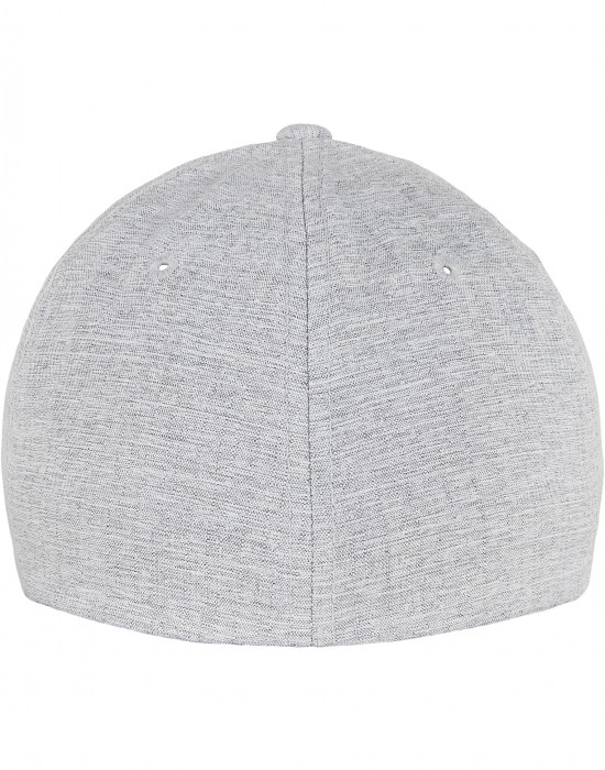 Шапка с козирка FLEXFIT HEATHERLIGHT CAP melange silver S/M