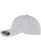 Шапка с козирка FLEXFIT HEATHERLIGHT CAP melange silver S/M