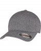Шапка с козирка FLEXFIT HEATHERLIGHT CAP melange dark grey S/M
