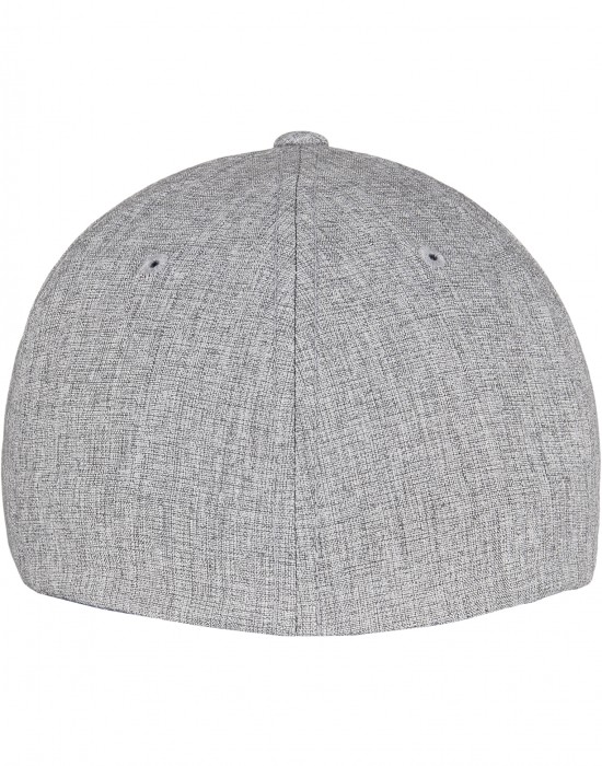 Шапка с козирка FLEXFIT HEATHERLIGHT CAP melange grey S/M