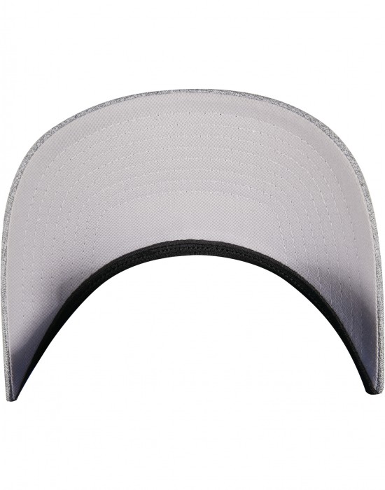 Шапка с козирка FLEXFIT HEATHERLIGHT CAP melange grey S/M