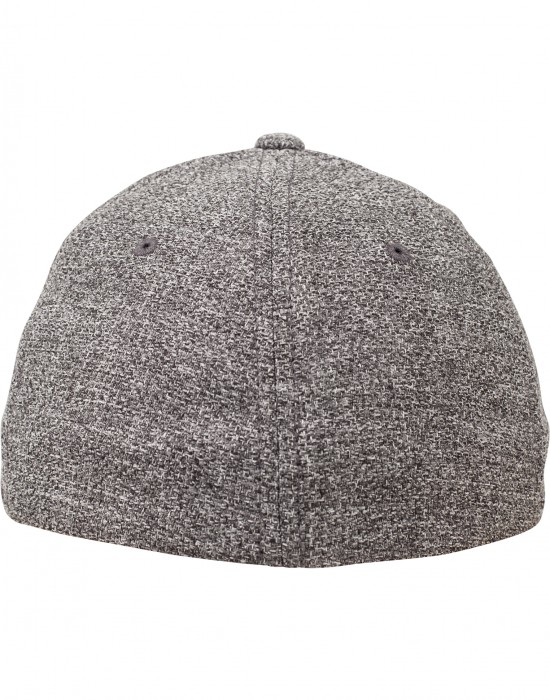Шапка с козирка Flexfit Melange Cap dk.heathergrey S/M