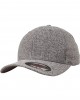 Шапка с козирка Flexfit Melange Cap dk.heathergrey S/M