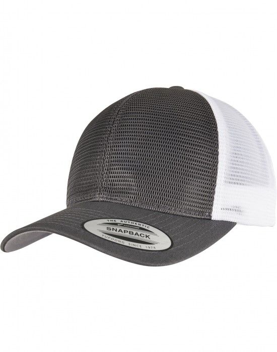 Шапка с козирка 360 Omnimesh 2-Tone Cap charcoal/white one size