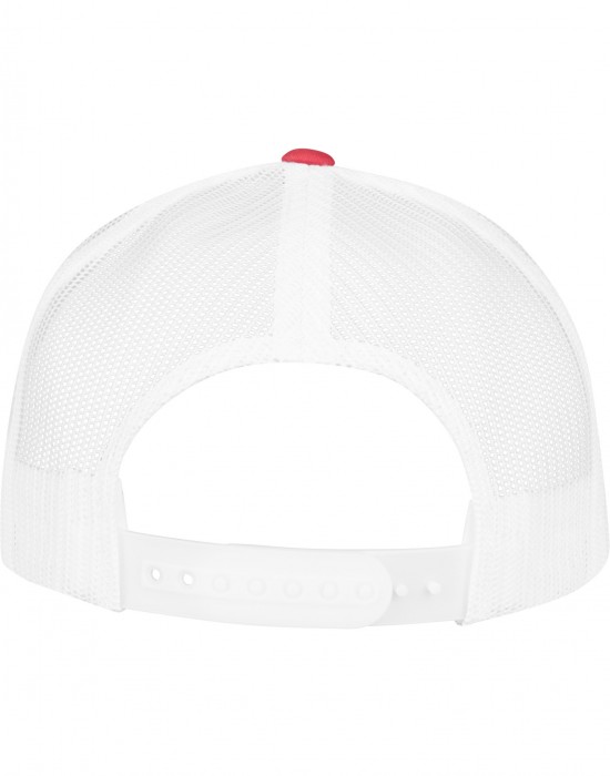 Шапка с козирка 5-Panel Retro Trucker 2-Tone Cap red/wht one size