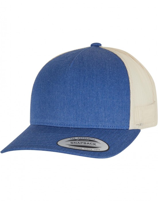 Шапка с козирка 5-Panel Retro Trucker 2-Tone Cap blue/beige one size