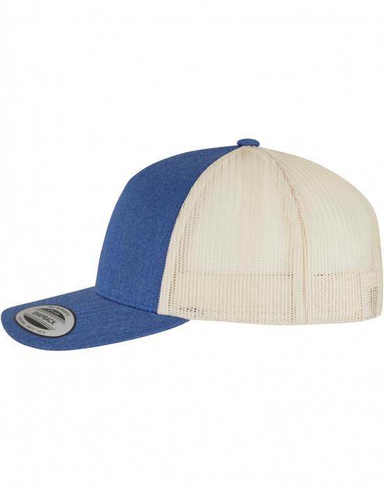 Шапка с козирка 5-Panel Retro Trucker 2-Tone Cap blue/beige one size
