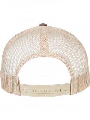Шапка с козирка 5-Panel Retro Trucker 2-Tone Cap brn/khaki one size