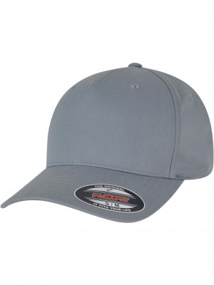 Шапка с козирка Flexfit 5 Panel greenish grey S/M